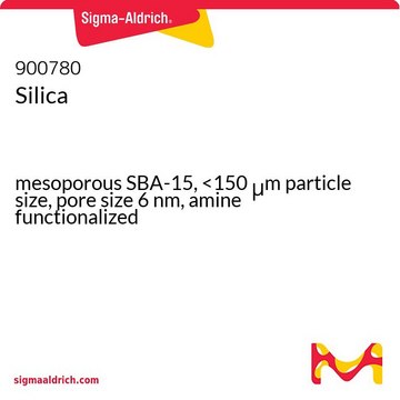 二氧化硅 mesoporous SBA-15, &lt;150&#160;&#956;m particle size, pore size 6&#160;nm, amine functionalized