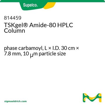 TSKgel&#174; Amide-80 HPLC Column phase carbamoyl, L × I.D. 30&#160;cm × 7.8&#160;mm, 10&#160;&#956;m particle size