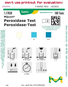 Peroxidase Test colorimetric, MQuant&#174;