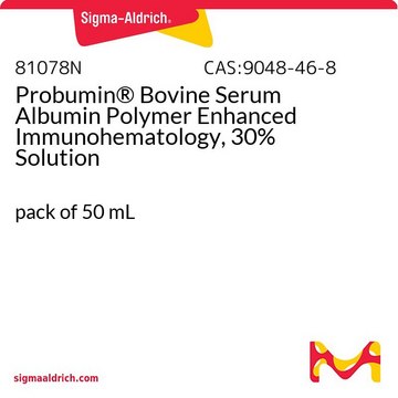 Probumin&#174; Bovine Serum Albumin Polymer Enhanced Immunohematology, 30% Solution pack of 50&#160;mL