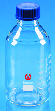 Aldrich&#174; Essentials round media storage bottle wide mouth, capacity 2000&#160;mL, GL 45 polypropylene cap with pour ring