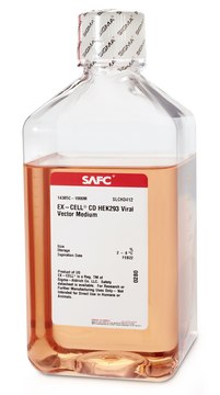 EX-CELL&#174; CD HEK293 病毒载体培养基 Chemically defined, animal component-free, without L-glutamine, liquid, sterile-filtered, suitable for cell culture