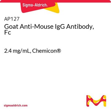 Goat Anti-Mouse IgG Antibody, Fc 2.4&#160;mg/mL, Chemicon&#174;