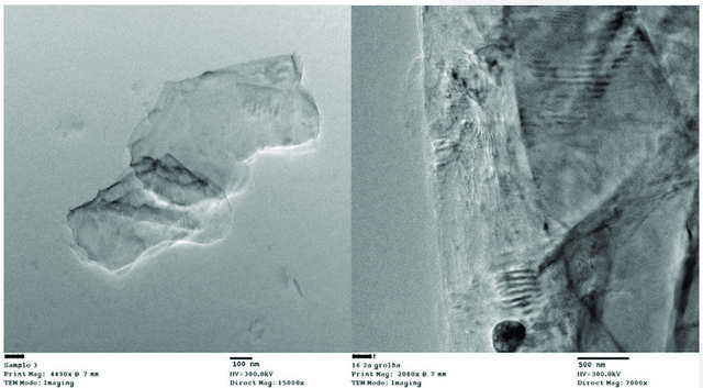 Graphite dispersion multi-layers (8-30 layers), avg. no. of layers, 8 &#8209; 30