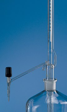 BRAND&#174; BLAUBRAND&#174;自动滴定管，Pellet刻度 volume 10&#160;mL, accuracy: ±0.030&#160;mL, clear borosilicate glass 3.3 (Schellbach lateral needle-valve stopcock PTFE key, grad. in black)