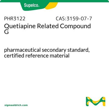 Quetiapine Related Compound G pharmaceutical secondary standard, certified reference material