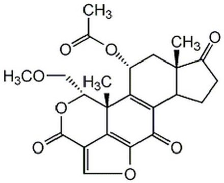 渥曼青霉素 Wortmannin, CAS 19545-26-7, is a cell-permeable, potent, selective, and irreversible inhibitor of PI3-Kinase (IC&#8325;&#8320; = 5 nM). Does not affect any upstream signaling events.