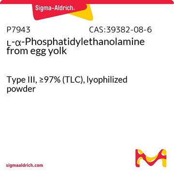 L-&#945;-Phosphatidylethanolamine from egg yolk Type III, &#8805;97% (TLC), lyophilized powder