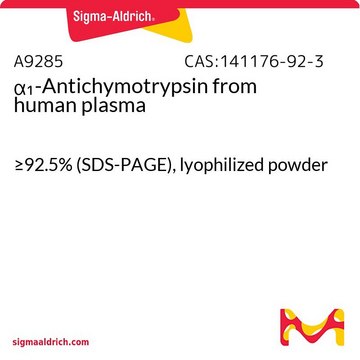 &#945;1-Antichymotrypsin from human plasma &#8805;92.5% (SDS-PAGE), lyophilized powder