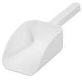 SP Bel-Art® Sterileware™ Pharma Scoop white polystyrene, nominal capacity 250 mL (8 oz), sterile, pack of 80 ea (individually wrapped)