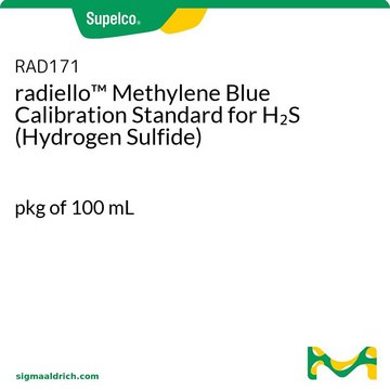 radiello&#8482; Methylene Blue Calibration Standard for H2S (Hydrogen Sulfide) pkg of 100&#160;mL