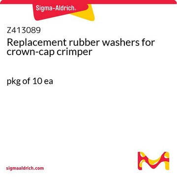 Replacement rubber washers for crown-cap crimper pkg of 10&#160;ea