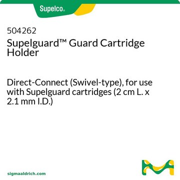 Supelguard&#8482; Guard Cartridge Holder Direct-Connect (Swivel-type), for use with Supelguard cartridges (2 cm L. x 2.1 mm I.D.)