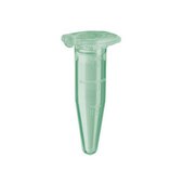 Eppendorf® Safe-Lock micro test tubes capacity 1.5 mL, green, pkg of 500 ea