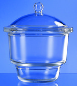 BRAND® desiccator ′Novus′ nominal diameter × O.D. × H 250 mm × 320 mm × 425 mm, top socket joint: 24/29