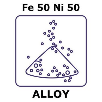 Iron-Nickel alloy, Fe50Ni50 powder, 45micron max. particle size, 200g