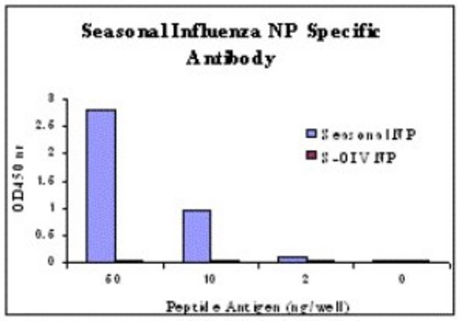 Anti-Seasonal H1N1 Nucleocapsid Protein antibody produced in rabbit affinity isolated antibody