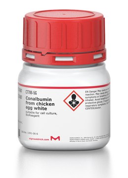 Conalbumin from chicken egg white suitable for cell culture, BioReagent