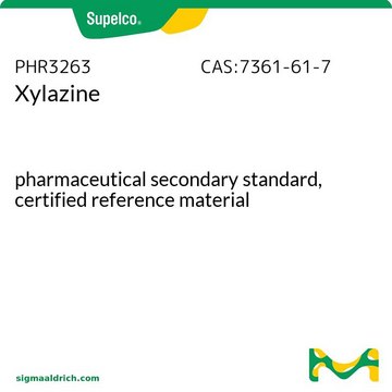 甲苯噻嗪 pharmaceutical secondary standard, certified reference material