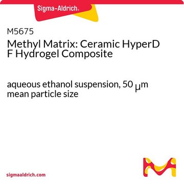 甲基基质：陶瓷 HyperD F 水凝胶复合材料 aqueous ethanol suspension, 50&#160;&#956;m mean particle size