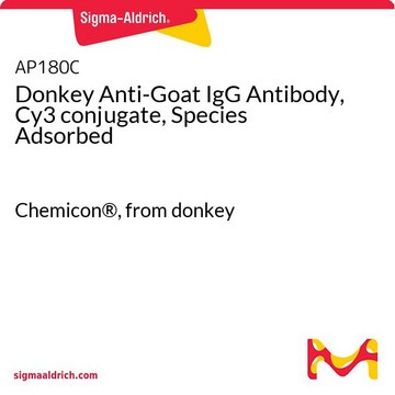 Donkey Anti-Goat IgG Antibody, Cy3 conjugate, Species Adsorbed Chemicon&#174;, from donkey