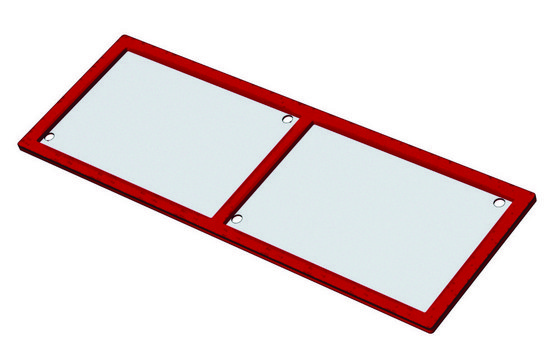 Grace Bio-Labs SecureSeal&#8482; hybridization chambers wells, 2, well L × W × depth 34.5&#160;mm × 21.5&#160;mm × 0.8&#160;mm, port diam. 1.5&#160;mm