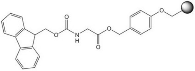 Fmoc-Gly-Wang resin LL (100-200 mesh) Novabiochem&#174;