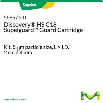 Discovery&#174; HS C18 Supelguard Guard Cartridge Kit, 5&#160;&#956;m particle size, L × I.D. 2&#160;cm × 4&#160;mm