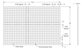 Grace Bio-Labs ONCYTE® AVID™ nitrocellulose film slides 384 (Pads), L × W 2.5 mm × 2.5 mm , Pads
