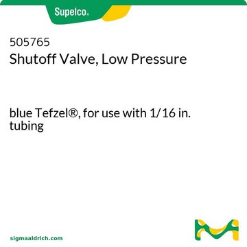 开关&#65292;低压 blue Tefzel&#174;, for use with 1/16&#160;in. tubing