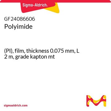 Polyimide (PI), film, thickness 0.075&#160;mm, L 2&#160;m, grade kapton mt