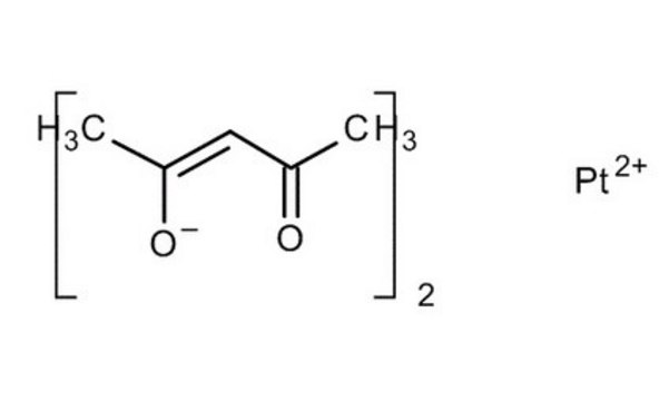 Platinum(II) acetylacetonate (50% Pt) catalyst for synthesis