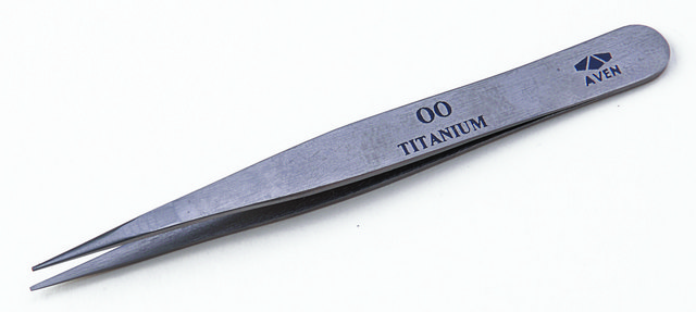 Titanium tweezers Style OO