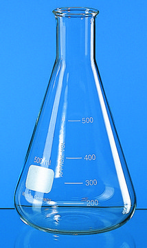 BRAND&#174; Erlenmeyer flask with beaded rim and graduation, narrow mouth volume 3000&#160;mL