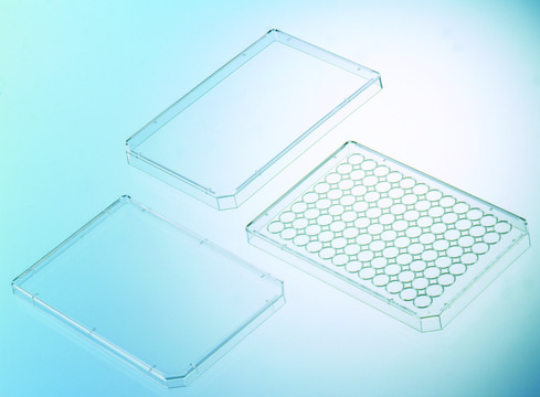 Greiner multiwell plate lids for 96&nbsp;well plate with condensation rings, clear, sterile