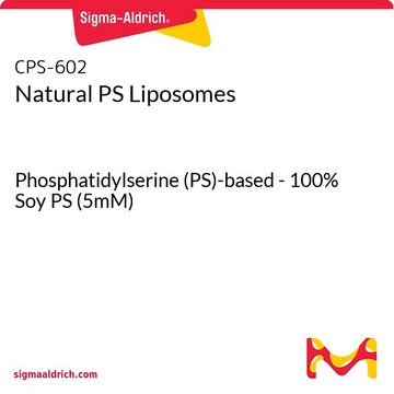 Natural PS Liposomes Phosphatidylserine (PS)-based - 100% Soy PS (5mM)