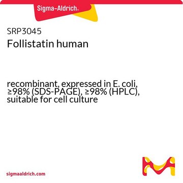 Follistatin human recombinant, expressed in E. coli, &#8805;98% (SDS-PAGE), &#8805;98% (HPLC), suitable for cell culture