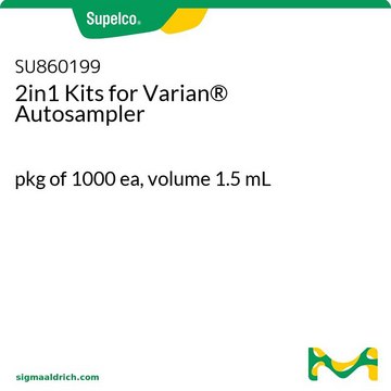 2in1 Kits for Varian&#174; Autosampler pkg of 1000&#160;ea, volume 1.5&#160;mL