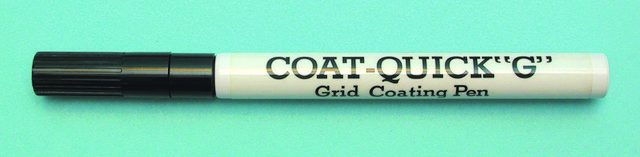 Grid coating pen provides a thin layer of adhesive