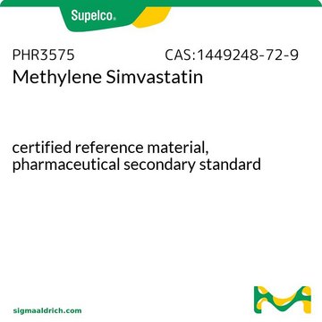 Methylene Simvastatin pharmaceutical secondary standard, certified reference material