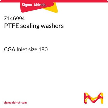 PTFE sealing washers CGA Inlet size 180