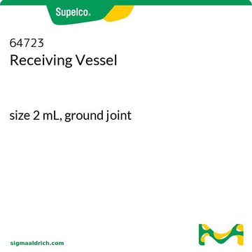 Receiving Vessel size 2&#160;mL, ground joint