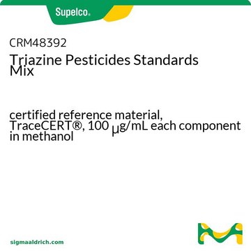 Triazine Pesticides Standards Mix certified reference material, TraceCERT&#174;, 100&#160;&#956;g/mL each component in methanol