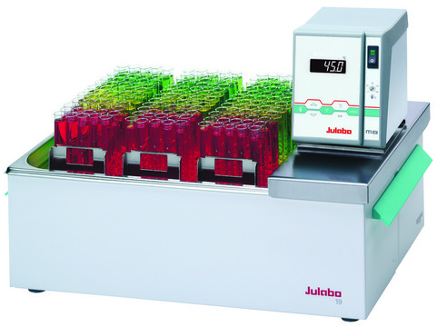 Julabo&#174; open circulating baths, M models MB-19, AC/DC input 230 V AC, volume 19&#160;L, temp. range 20-100 °C