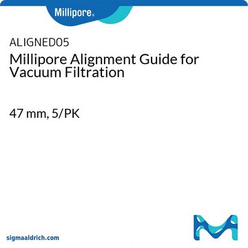 Millipore Alignment Guide for Vacuum Filtration 47 mm, 5/PK