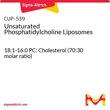 Unsaturated Phosphatidylcholine Liposomes 18:1-16:0 PC: Cholesterol (70:30 molar ratio)