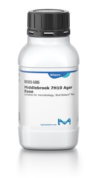 Middlebrook 7H10 琼脂基础 suitable for microbiology, NutriSelect&#174; Plus, for use in isolation and cultivation of Mycobacterium species