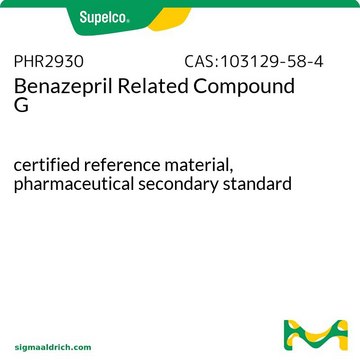 Benazepril Related Compound G certified reference material, pharmaceutical secondary standard