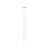 DURAN® test tube borosilicate glass, tube capacity (18 mL), beaded rim, tube diam. (16 mm) , External Thread