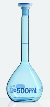 BRAND&#174; BLAUBRAND&#174;聚氨酯涂层容量瓶 joint: ST/NS 24/29, capacity 1000 mL